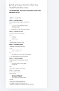 Emergency Reset Protocol for Productivity Guilt