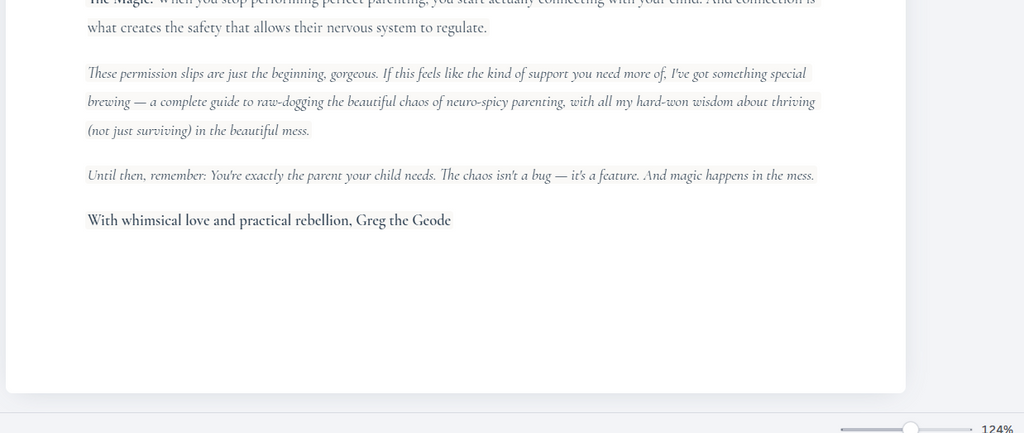 Greg's Emergency Permission Slips for Neurospicy Parents (FREE Guide)