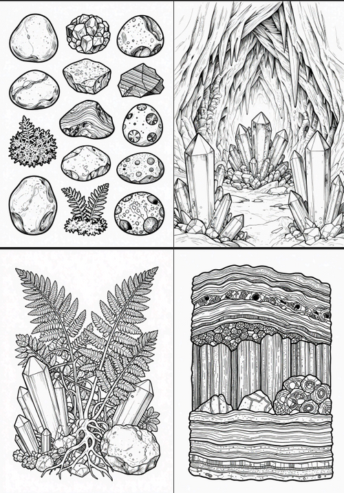 Greg's cave colouring collection